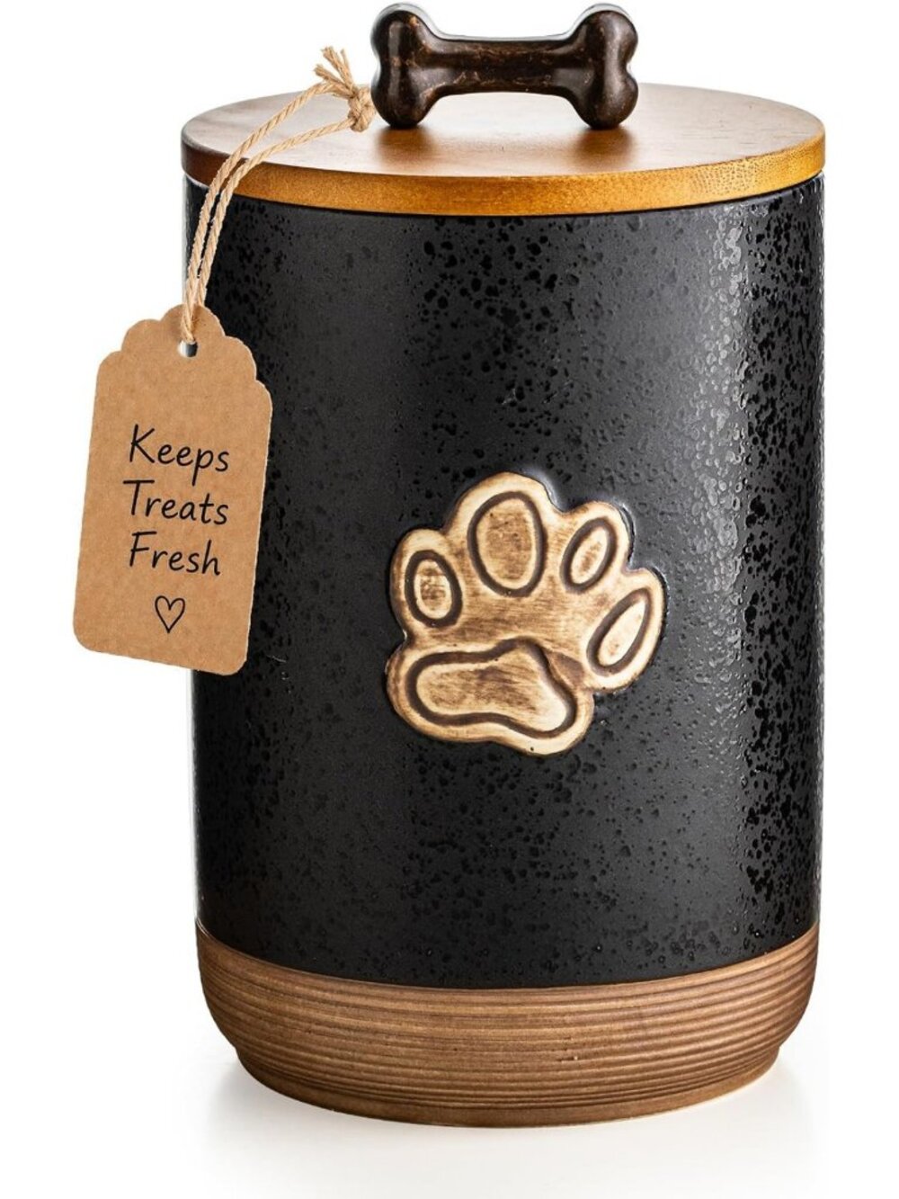 Dog Treat Storage Container - Airtight Kitchen Canister for Freshness